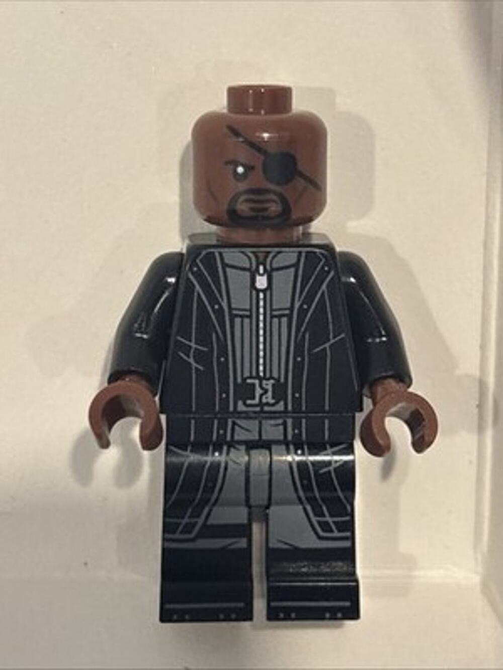 Lego Marvel Nick Fury Minifigure #sh1133 #76354 SHEILD Helicarrier Brand New